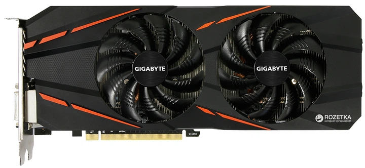 Відеокарта Gigabyte PCI-Ex GeForce GTX 1060 D5 6GB GDDR5 (192bit
