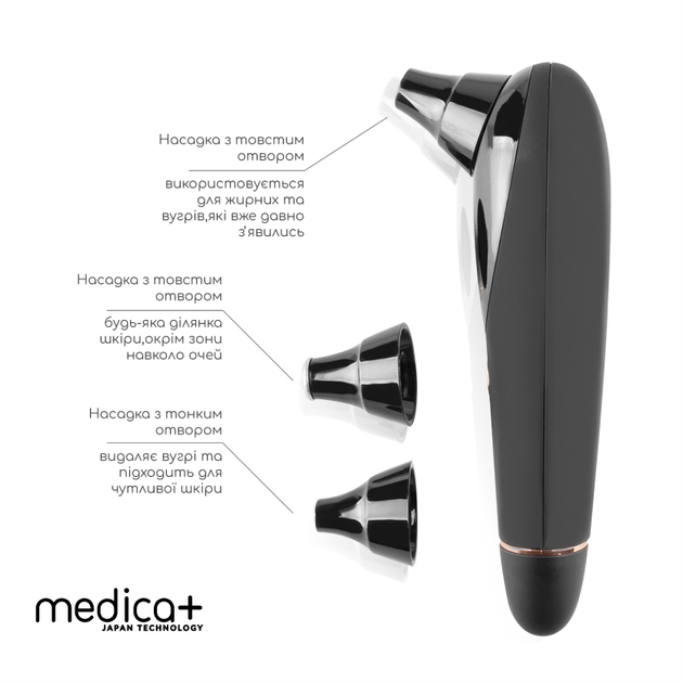 Вакуумний очищувач шкіри та пір Medica+ SKINCLEANER 9.0 BL - зображення 7