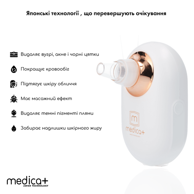Набір Вакуумного Очищувача для шкіри та пір Medica+ Scinclean 7.0 - зображення 3