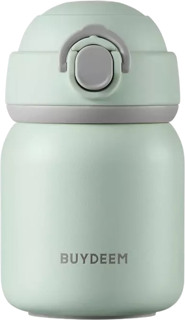 Termobutelka Buydeem ze stali nierdzewnej Cozy Greenish 200 ml (6950386616460) - obraz 1