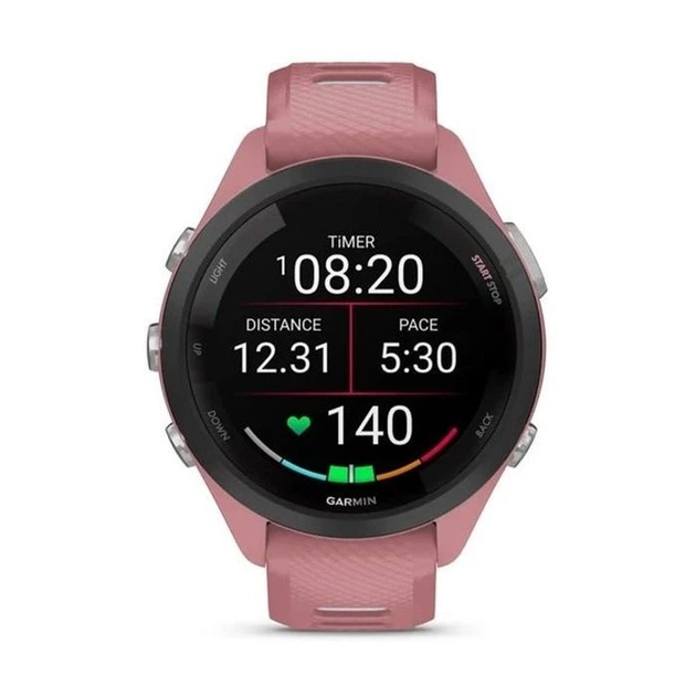 Смарт-часы Garmin Forerunner 265S Black Bezel w.Light Pink Case and Light Pink/Whitestone S.Band (010-02810-15) - Фото 2 Смарт-часы Garmin Forerunner 265S Black Bezel w.Light Pink Case and Light Pink/Whitestone S.Band (010-02810-15) - изображение 2
