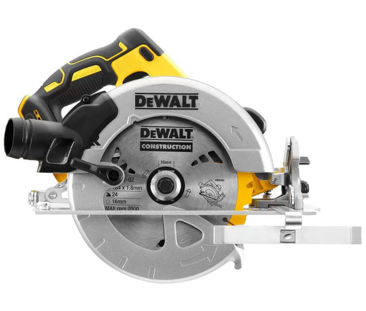 Пила циркулярна акумуляторна DeWALT DCS570N (без АКБ): 18В, 5500 об./хв, диск 184 мм, 3,6 кг - зображення 5