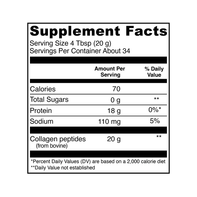 Vital Proteins Collagen peptides 680 г Пептиды коллагена, без вкусовых добавок Для здоровья кожи, волос, ногтей и суставов - изображение 4