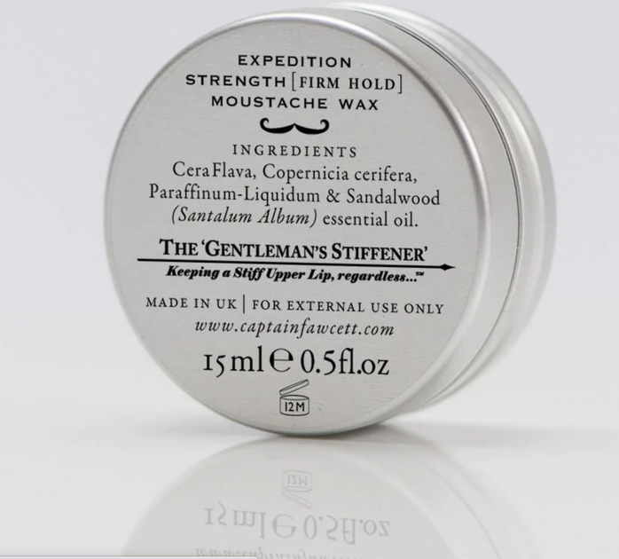 Віск для вусів Captain Fawcett Expedition Strength, 15 мл - Фото 3 Віск для вусів Captain Fawcett Expedition Strength, 15 мл - зображення 3