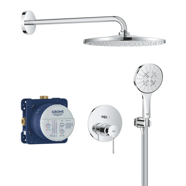 Схована душова система Grohe Essence з Rainshower Mono 310 (25287000) - Фото 1 Схована душова система Grohe Essence з Rainshower Mono 310 (25287000) - зображення 1