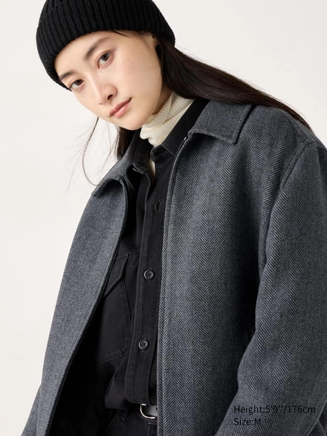 Куртка демисезонная мужская Uniqlo 586445530 2XL Серая (1159832807) - изображение 10