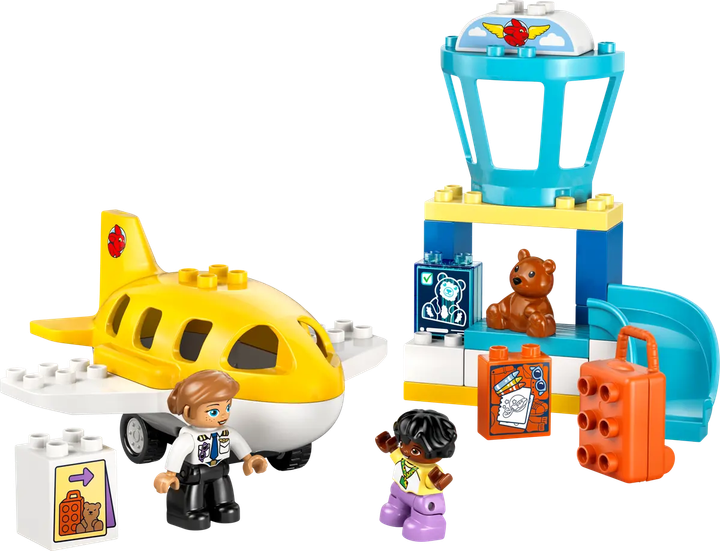 Zestaw klocków LEGO Duplo Pierwszy raz na lotnisku 23 elementy (10443) - obraz 2