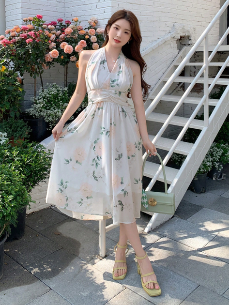 Акція на Плаття жіноче SHEIN GD-00152461 M Біле від Rozetka