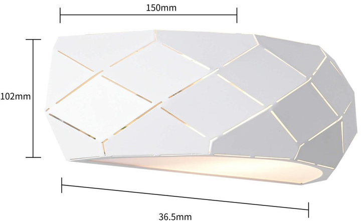 Kinkiet Light Prestige Reus LP-8069/1W WH - obraz 5