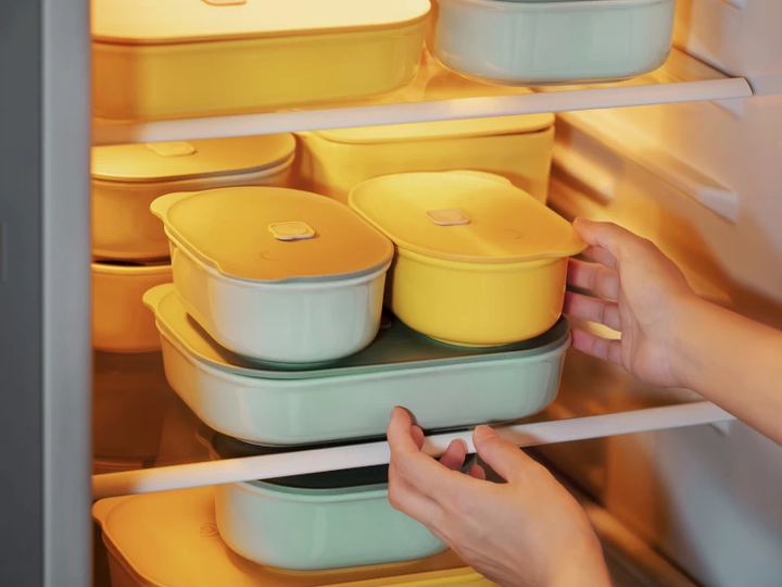 Контейнер для харчових продуктів Buydeem керамічний Cozy Greenish 500 мл (6950386615869) - зображення 5