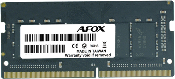 Pamięć RAM AFOX SO-DIMM DDR4-3200 16384MB PC4-25600 (AFSD416PH1P) - obraz 1