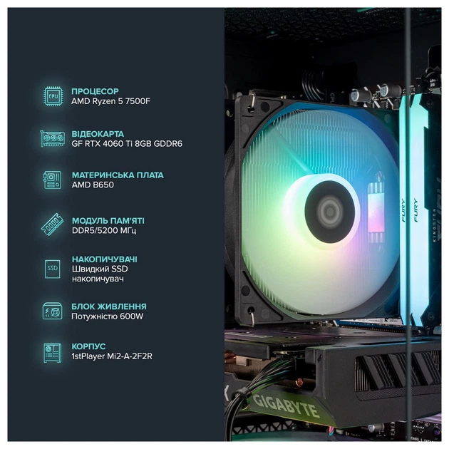 Персональный компьютер ASGARD Eir (I124F.32.S15.46T.5233) - изображение 9