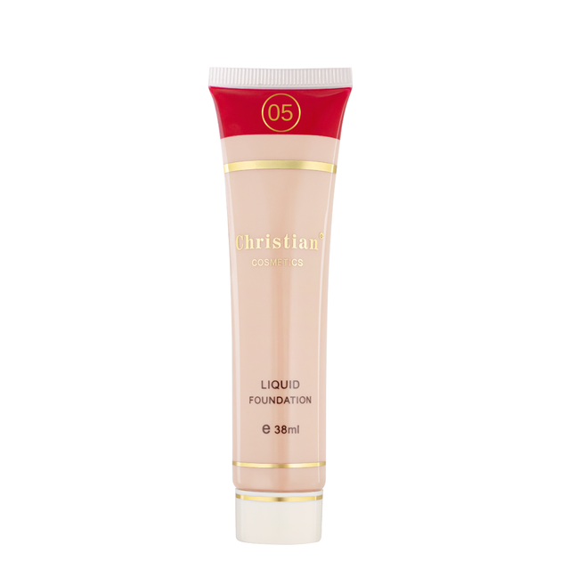 Тональна основа для обличчя Christian Liquid Foundation SPF10, № 05 Ванільно рожевий - зображення 2