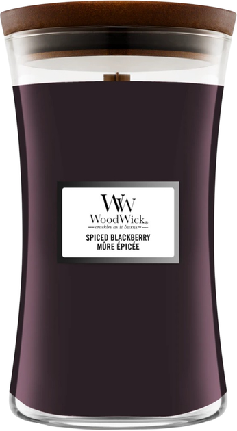 Świeca zapachowa Woodwick Spiced Blackberry 609 g (5038581054841) - obraz 1