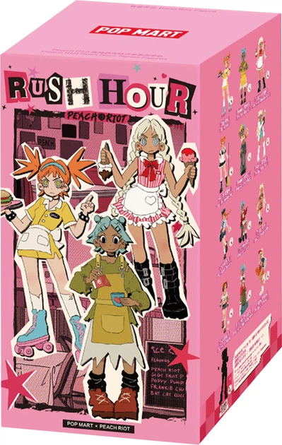Игрушка-сюрприз Pop Mart с коллекционной фигуркой Peach Riot Rush