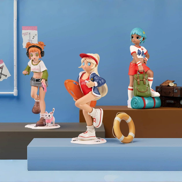 Игрушка-сюрприз Pop Mart с коллекционной фигуркой Peach Riot Rush