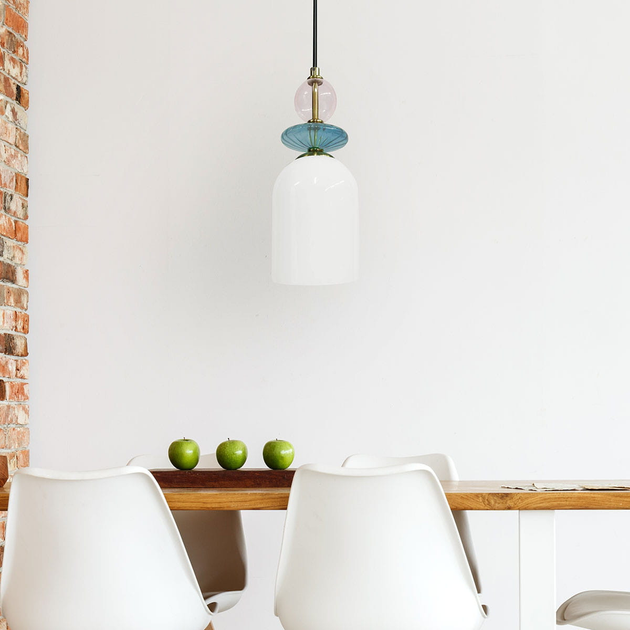 Lampa wisząca Light Prestige Tropea 1xE27 White (LP-2004/1P M WH) - obraz 6