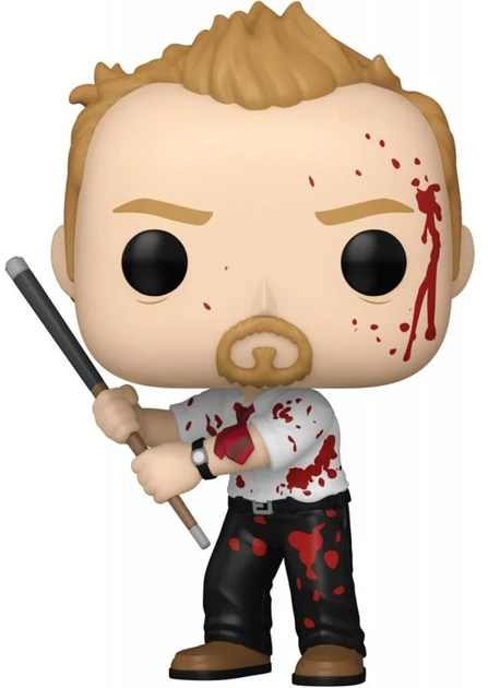 Фігурка Funko Pop! Movies: SotD Shaun with Pool Cue 84931 (889698849319) - зображення 3
