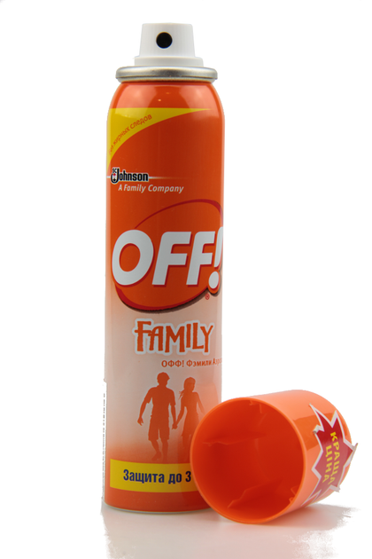 Аэрозоль от комаров OFF Family 100 мл - Фото 6 Аэрозоль от комаров OFF Family 100 мл - изображение 6