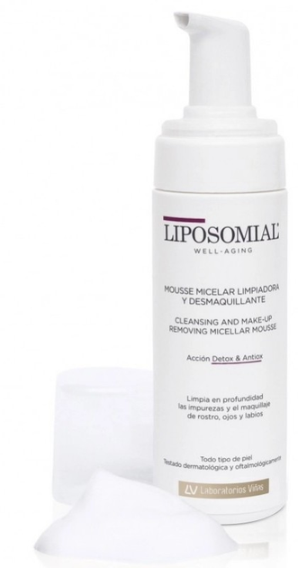 Mus micelarny Laboratorios Vinas Liposomial Well-aging do demakijażu 150 ml (8470002019911) - obraz 2