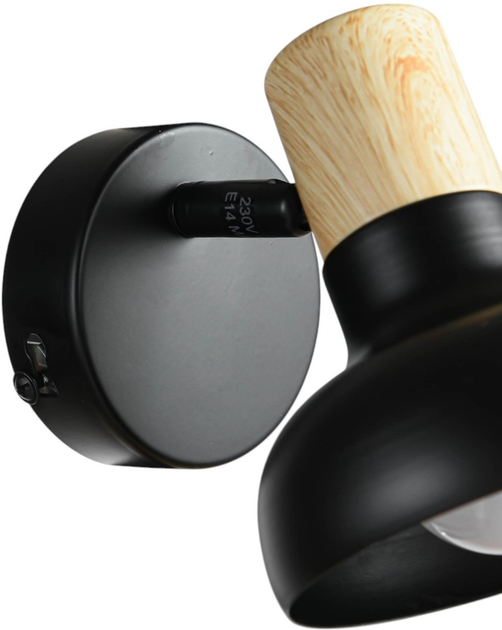 Настінний світильник Light Prestige Arezzo LP-1420/1W BK - зображення 4