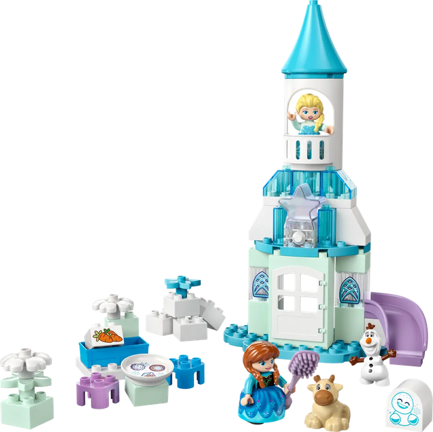 Конструктор LEGO Duplo Вечірка в льодовому замку Анни та Ельзи 54 елемента (10455) - Фото 2 Конструктор LEGO Duplo Вечірка в льодовому замку Анни та Ельзи 54 елемента (10455) - зображення 2