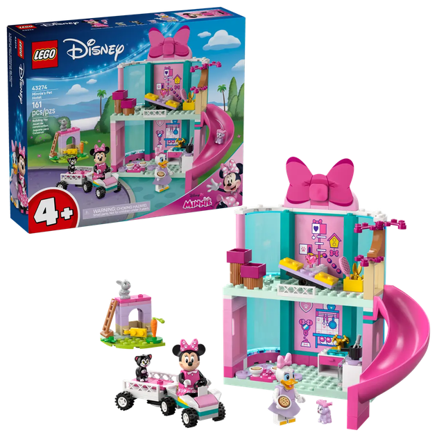 Конструктор LEGO Disney Отель для домашних животных Минни 161 элемент (43274) - изображение 3
