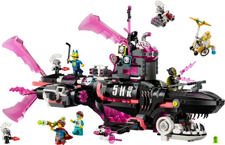 Конструктор LEGO DREAMZzzzz Подводная лодка Кошмарная акула 1413 элемента (71500) - изображение 2