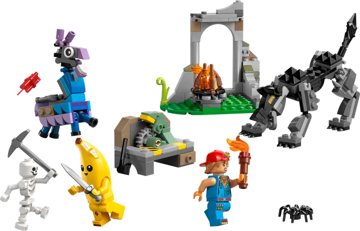 Конструктор LEGO Fortnite Скины, Искра и лагерь 250 элементов (77075) - Фото 2 Конструктор LEGO Fortnite Скины, Искра и лагерь 250 элементов (77075) - изображение 2