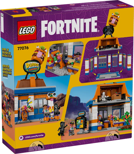 Конструктор LEGO Fortnite Ресторан бургеров Durrr 546 элементов (77076) - Фото 10 Конструктор LEGO Fortnite Ресторан бургеров Durrr 546 элементов (77076) - изображение 10