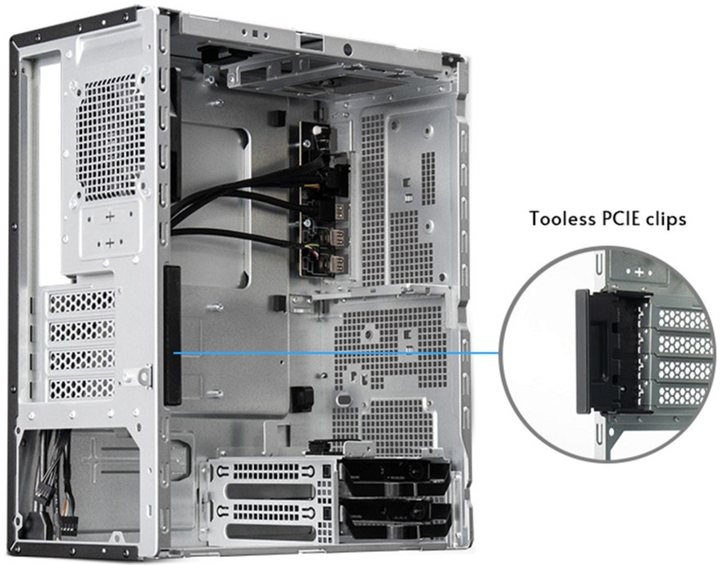 Корпус Chieftec UNI BS-20B-OP Black - зображення 6