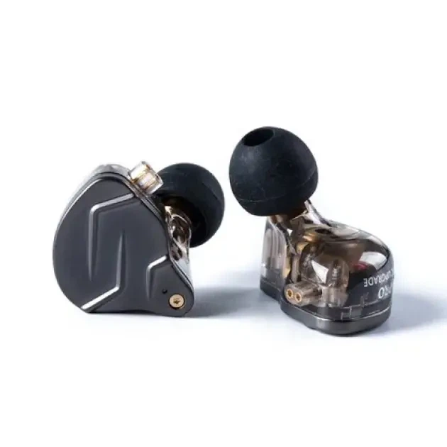 KZ ZSN PRO GRAY - Гібридні In-Ear Monitor Навушники 1DD+1BA HiFi , Без мікрофона - Фото 3 KZ ZSN PRO GRAY - Гібридні In-Ear Monitor Навушники 1DD+1BA HiFi , Без мікрофона - зображення 3