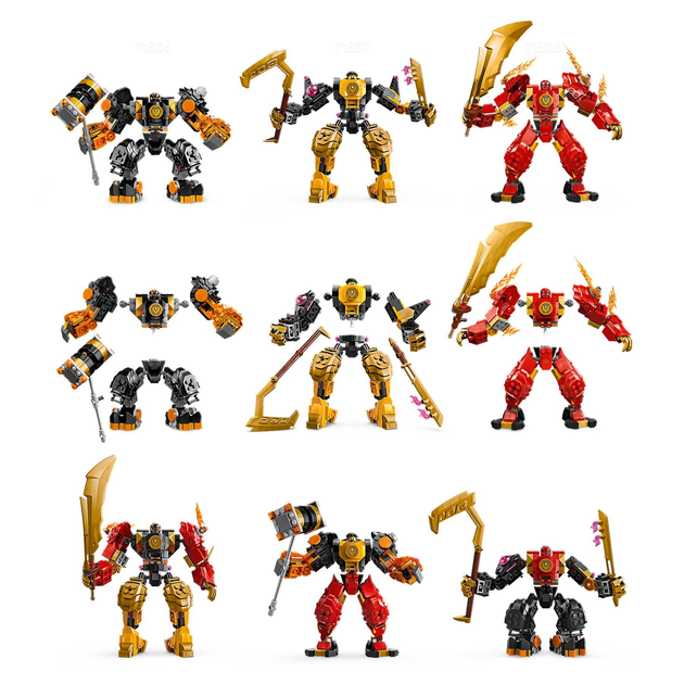 Конструктор LEGO Ninjago Бойовий робот Аріна Спін-джитсу 213 елементів (71839) - зображення 7