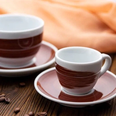 Чашка Ancap cappuccino large 260 мл, серія Verona Millecolori Brown (35130) - Фото 3 Чашка Ancap cappuccino large 260 мл, серія Verona Millecolori Brown (35130) - зображення 3