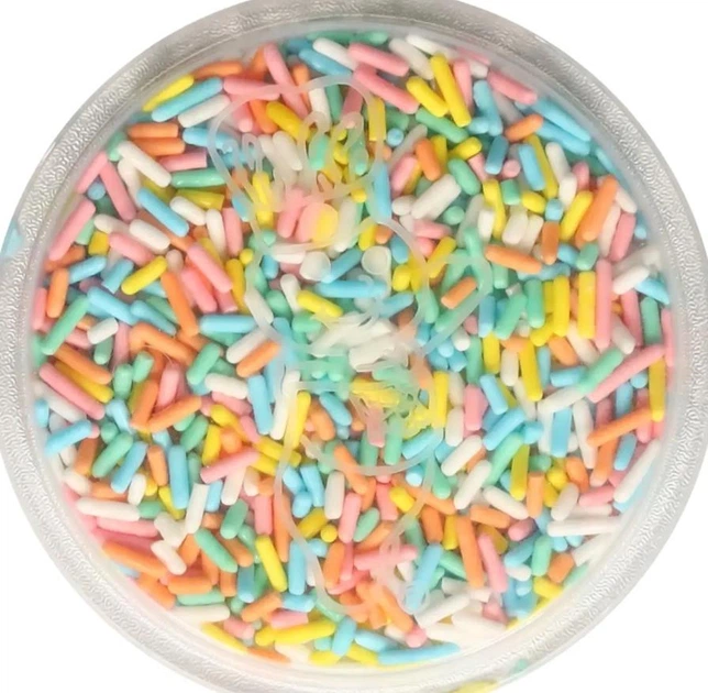 Белая глазурь с цветной посыпкой Pillsbury Funfetti Whipped Vanilla Frosting 340г - изображение 4
