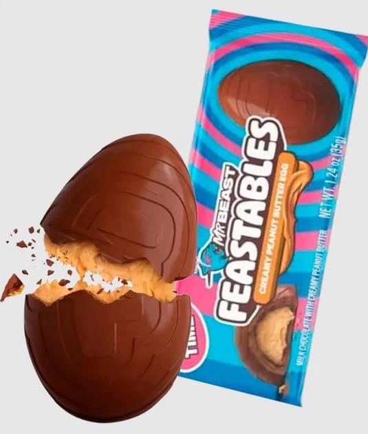 Шоколадное яйцо Feastables MrBeast Chocolate Easter Egg с