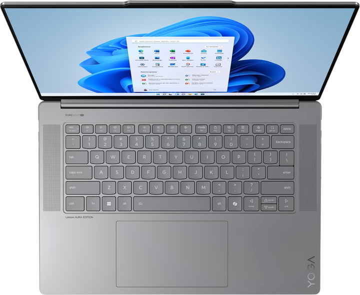 Ноутбук Lenovo Yoga Slim 7 15ILL9 (83HM002SPB) Luna Grey - зображення 7