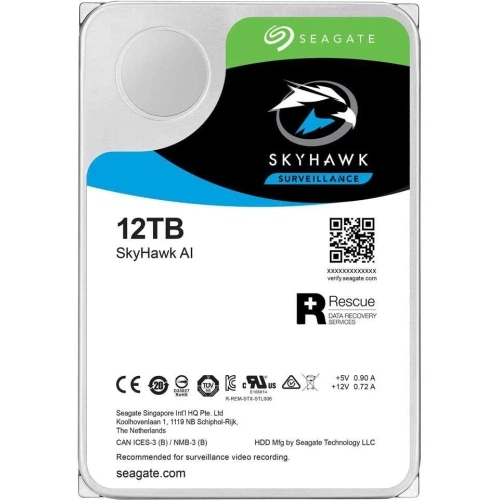 Жорсткий диск Seagate SkyHawk AI 12 TB (ST12000VE0008:5) Б/в - Фото 1 Жорсткий диск Seagate SkyHawk AI 12 TB (ST12000VE0008:5) Б/в - изображение 1
