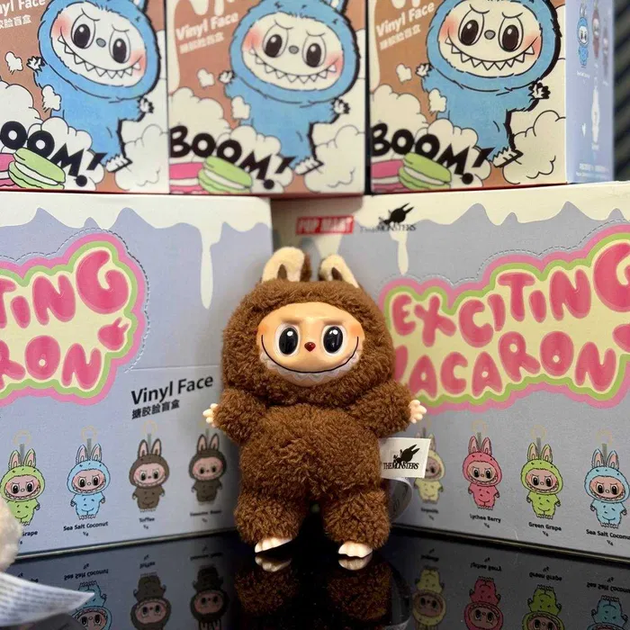 Мягкая фигурка игрушка-сюрприз Labubu Лабубу – брелок 16 см - изображение 5