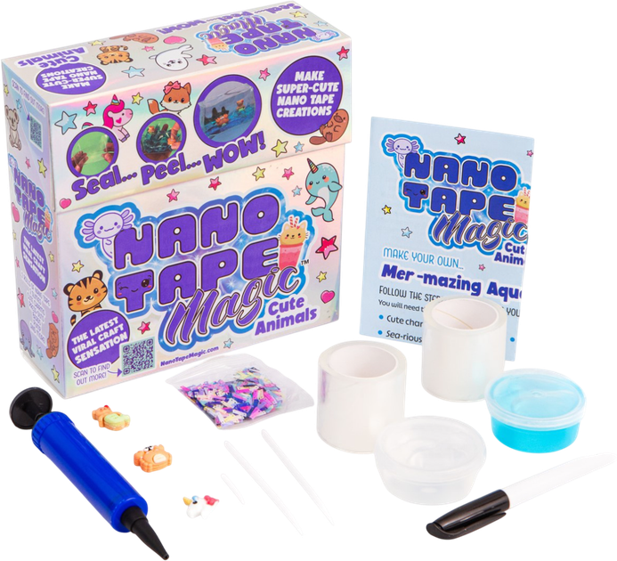 Набор для творчества Nano Tape Magic Classic Cute Animals (BKL5000-A) - изображение 2