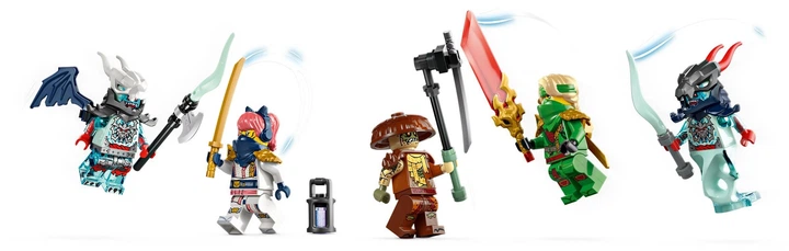 Конструктор LEGO Ninjago Реактивный боевой робот Ллойда 1112 элементов (71845) - изображение 7