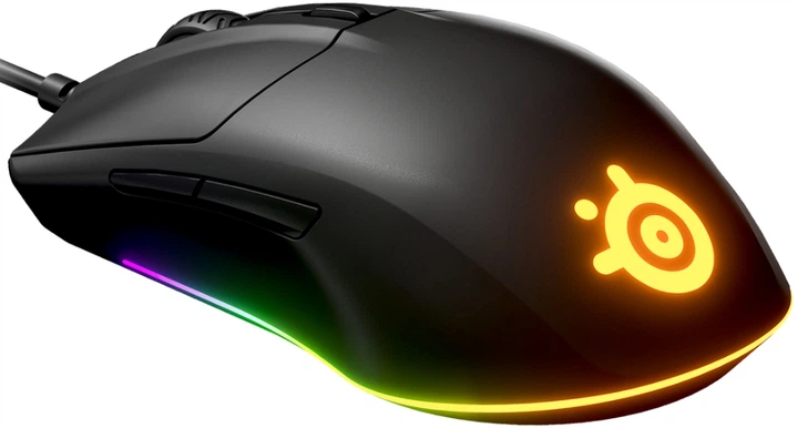 Mysz SteelSeries Rival 3 Gen 2 RGB USB Black (SS62515) - obraz 3