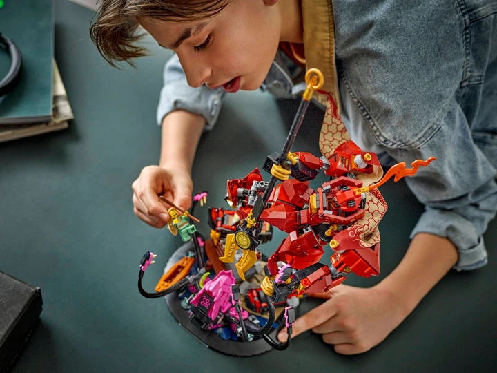 しあんページ Конструктор LEGO Ninjago Legends Боевой робот огненного рыцаря 996
