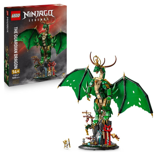 Klocki konstrukcyjne LEGO Ninjago Legends Smok-strażnik 1650 elementów (71847) - obraz 2