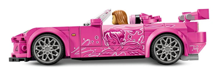 Klocki konstrukcyjne LEGO Speed Champions Honda S2000 z filmu Za szybcy, za wściekli 300 elementów (77241) - obraz 5