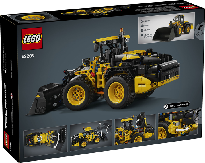 Конструктор LEGO Technic Навантажувач Volvo L120 Electric 973 елементи (42209) - зображення 12