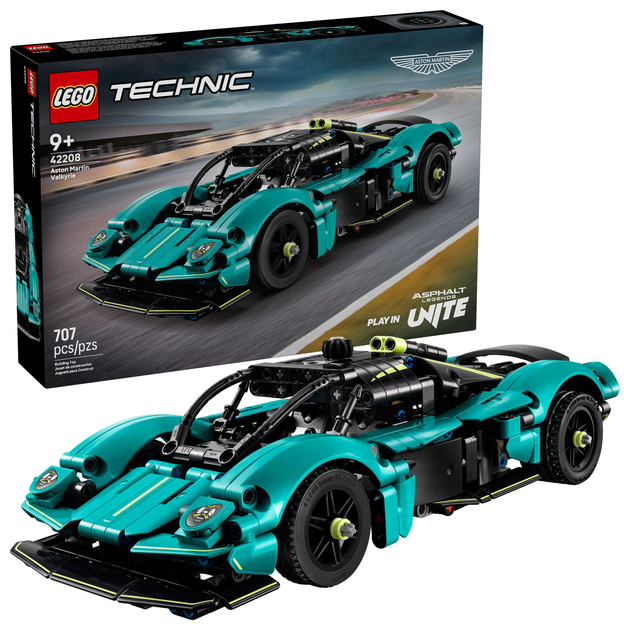 Klocki konstrukcyjne LEGO Technic Aston Martin Valkyrie 707 elementów (42208) - obraz 2