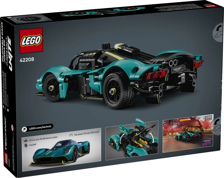 Конструктор LEGO Technic Aston Martin Valkyrie 707 элементов