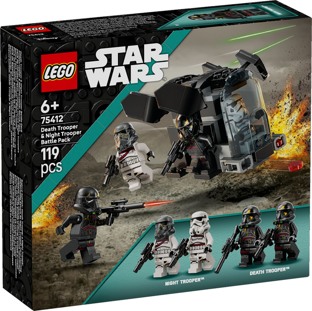 Конструктор LEGO Star Wars Боєць смерті і Нічний піхотинець - Бойовий набір 119 елементів (75412) - зображення 1