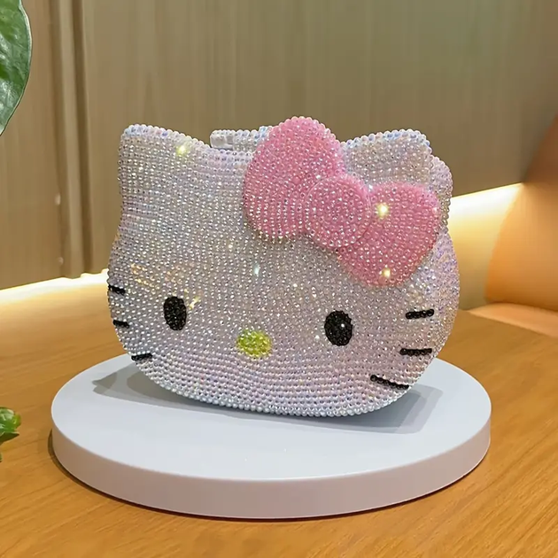 Косметичка Kitty з дзеркалом та поділом на відділення - зображення 3